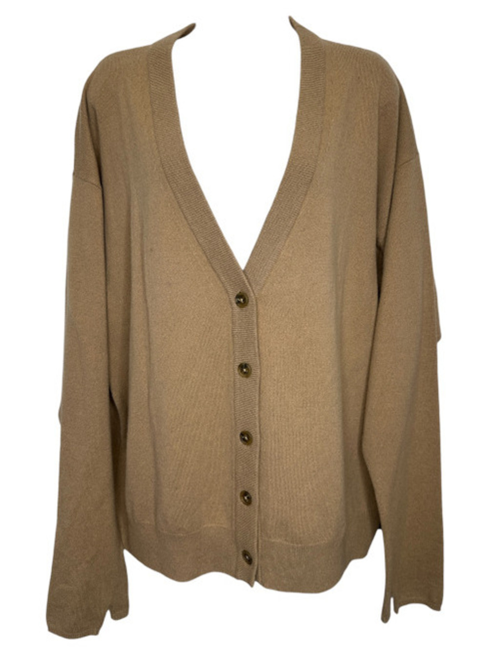 Martin Margiela Wool Cardigan in Tan